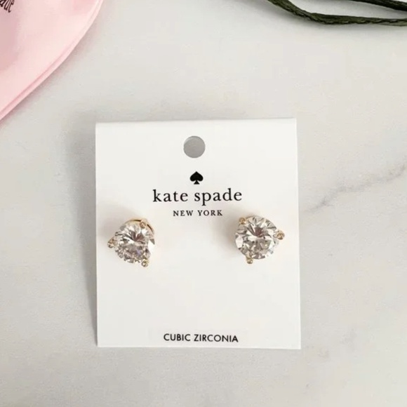 kate spade clear studs. - Picture 3 of 4